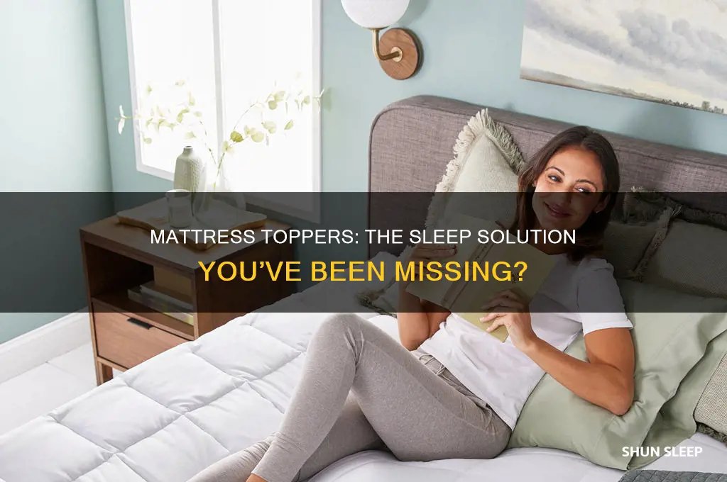 can mattress toppers help you sleep