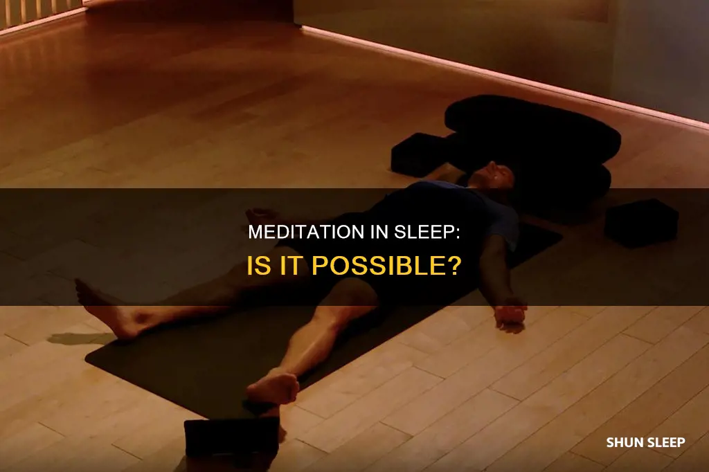 can meditation be done in sleeping position