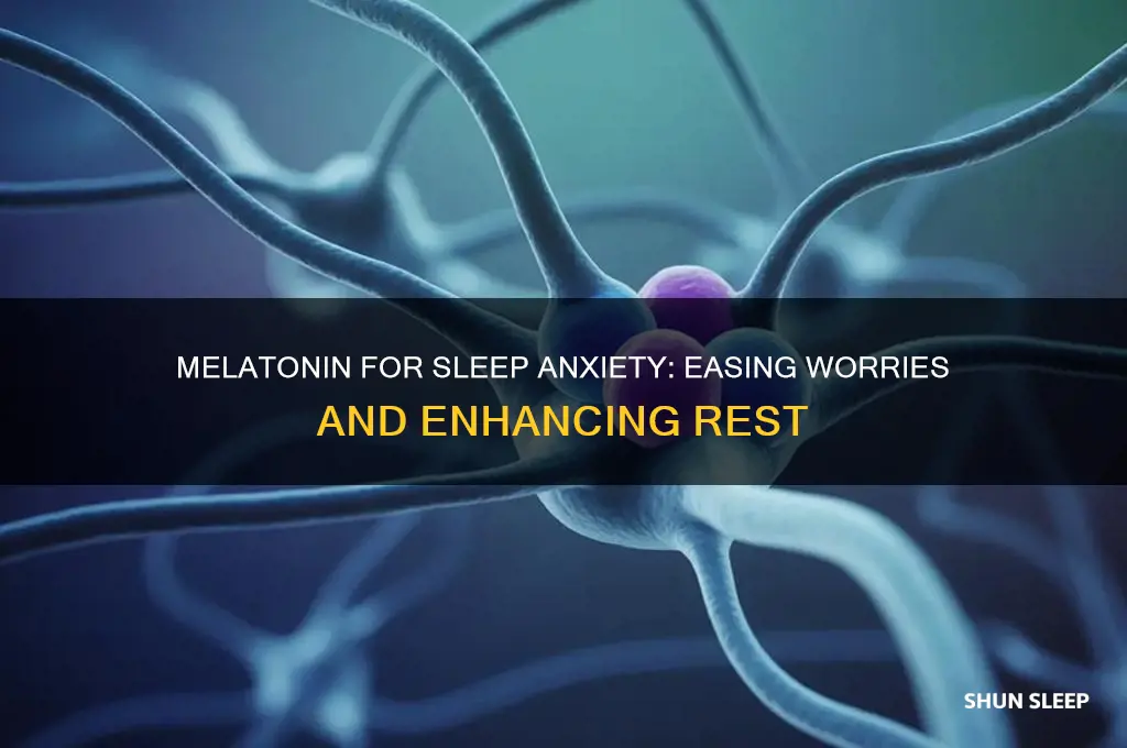 can melatonin help sleep anxiety
