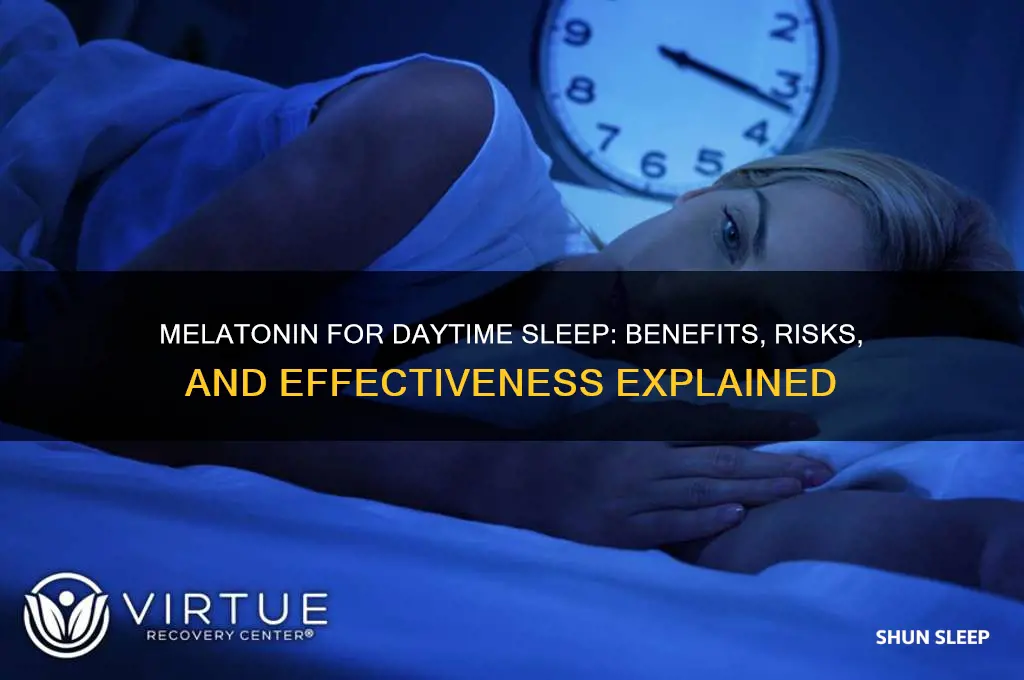 can melatonin pills help for dayrime sleeping
