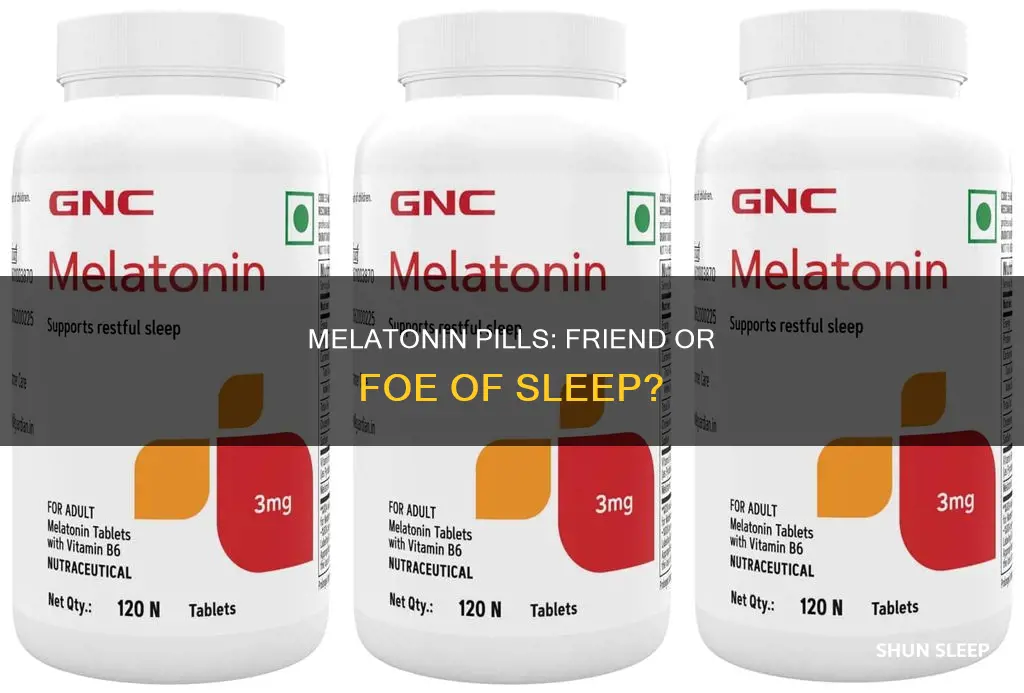 can melatonin pills ruin sleep