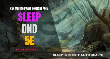 Can a Message Wake Someone from Sleep? Exploring D&D 5e Rules