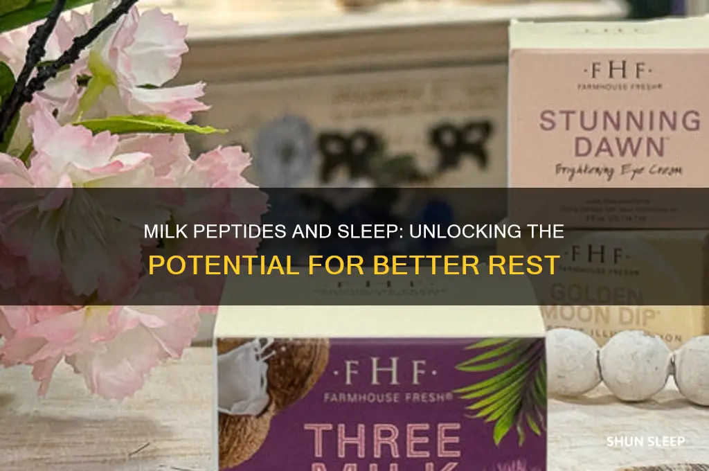 can milk peptides help you sleep