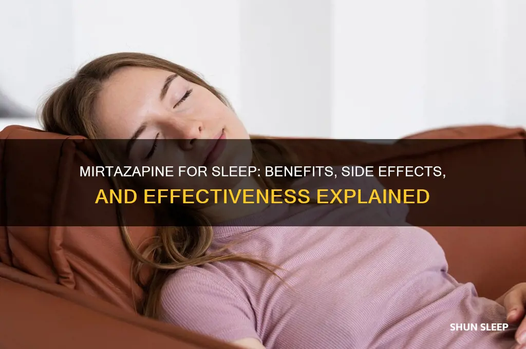 can mitrazipine help you sleep