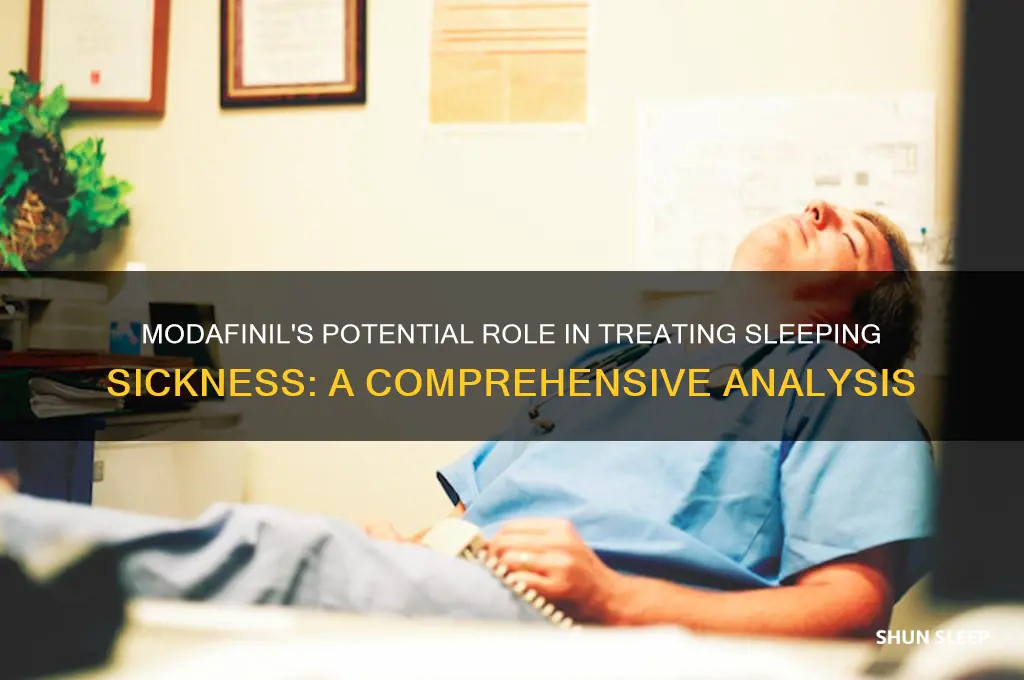 can modafinil help sleeping sickness