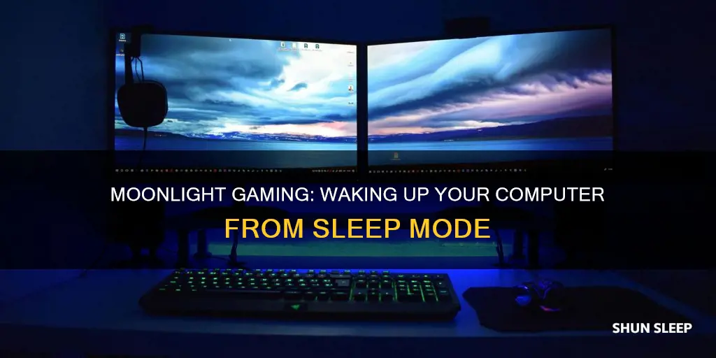 can moonlight game streaming wake a computer from sleep