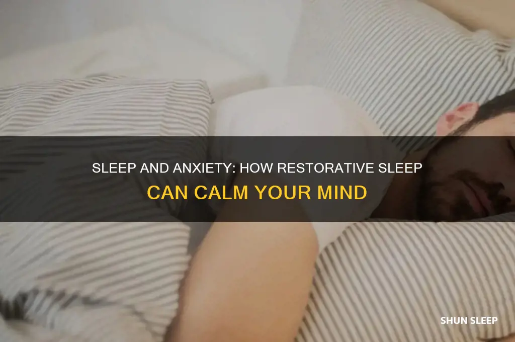 can more sleep help anxiety