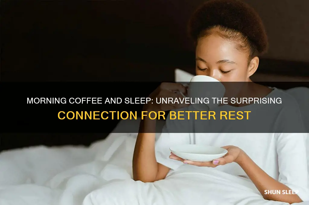 can morning coffee help you sleep