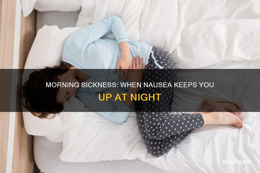 can morning sickness wake you out of sleep