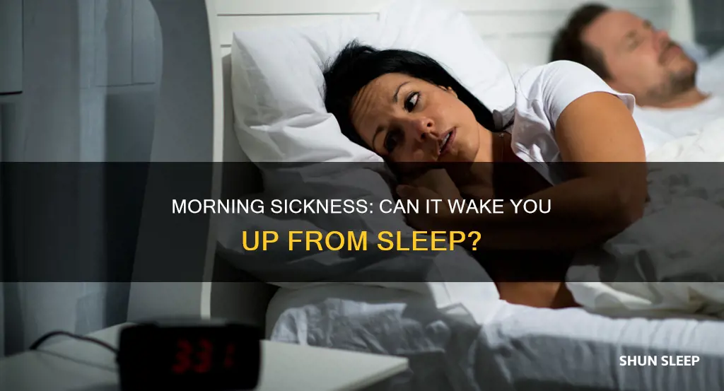 can morning sickness wake you out of sleep