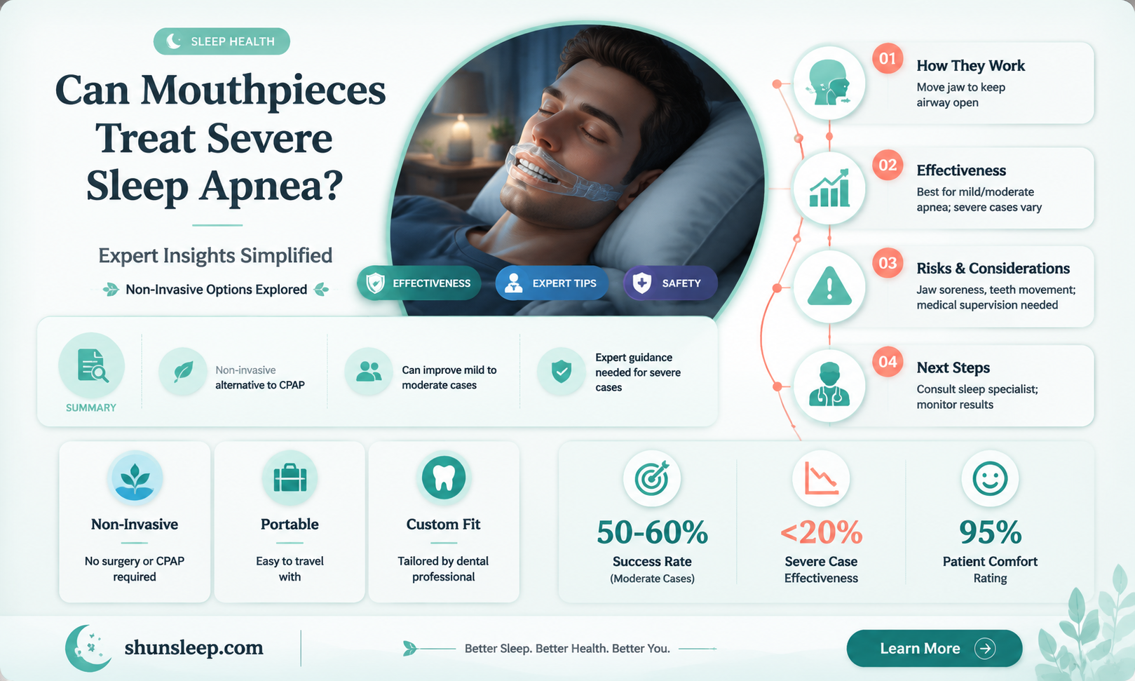 can a mouthpiece help severe sleep apnea