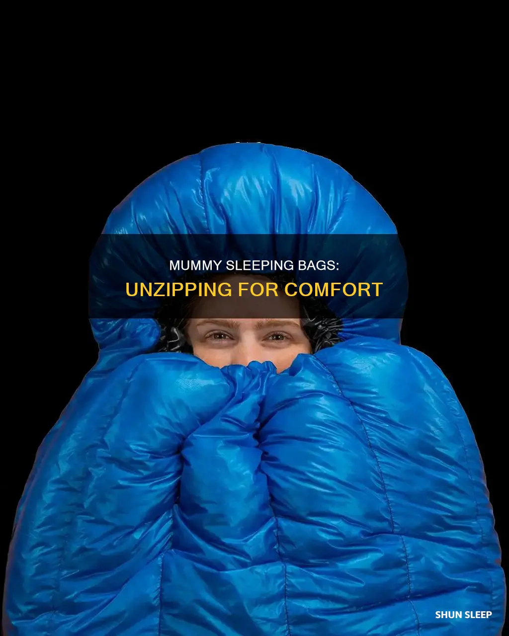 can mummy sleeping bags unzip
