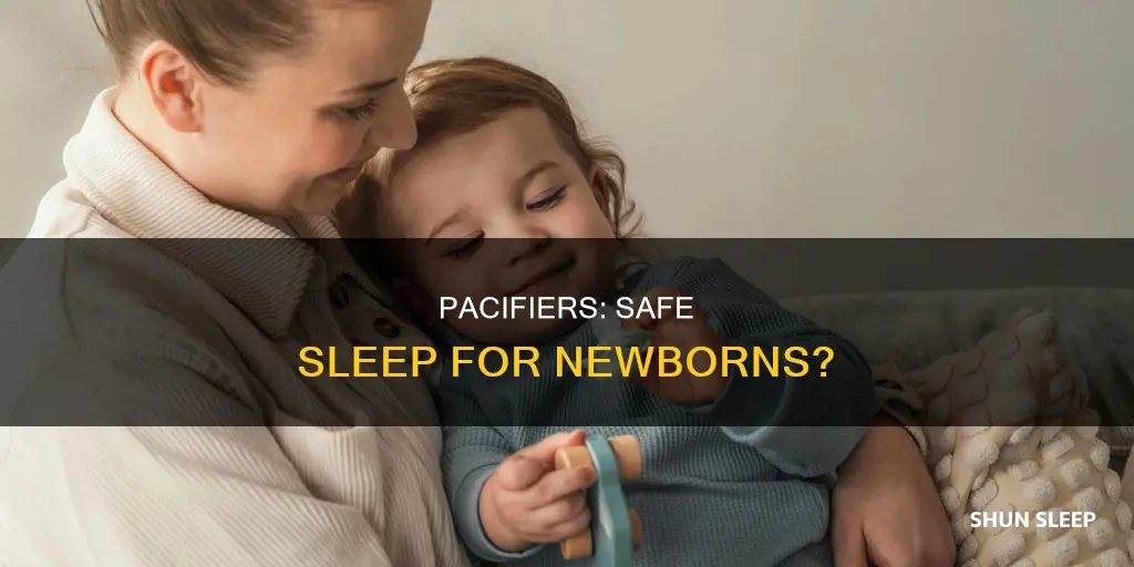 can my 2 day old sleep with a pacifier