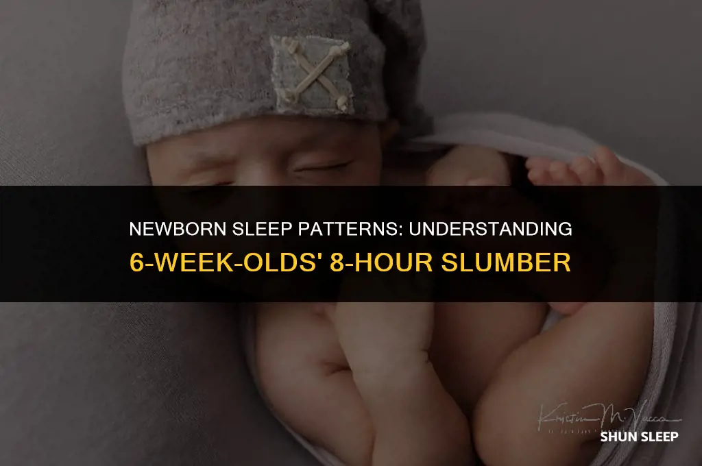can my 6 week old sleep 8 hours