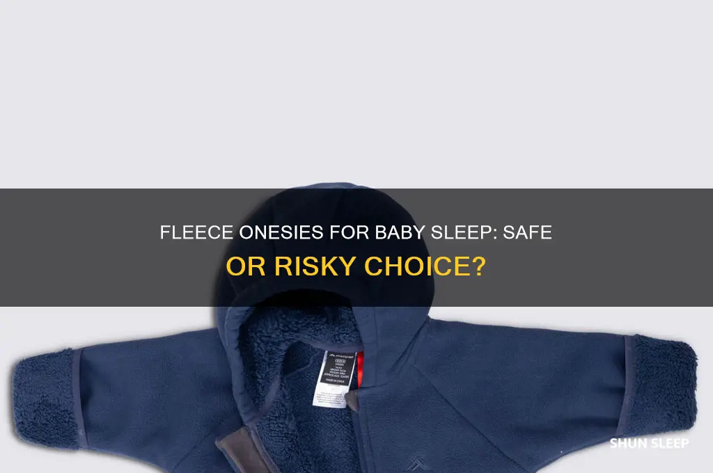 can my baby sleep in a fleece onesie