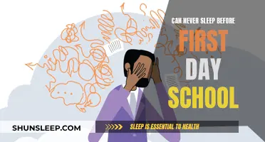 First Day of School Jitters: A Sleep Dilemma