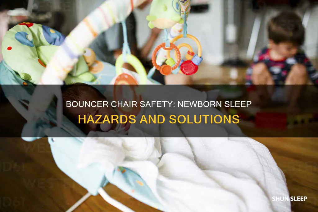 can newborn sleep in bouncer chair