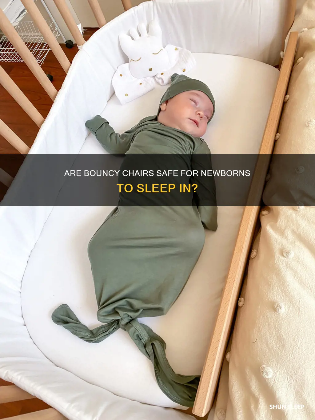 can newborn sleep in bouncy chair