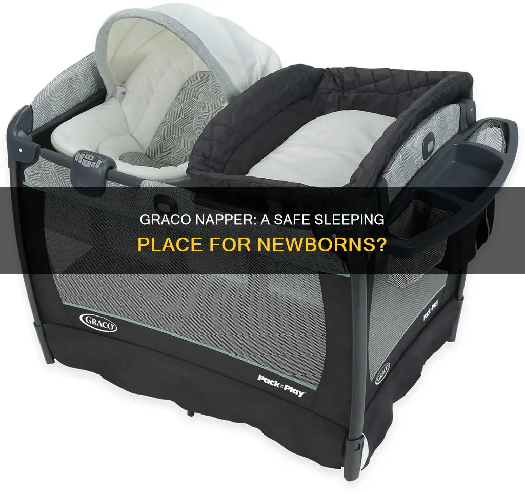 can newborn sleep in graco napper