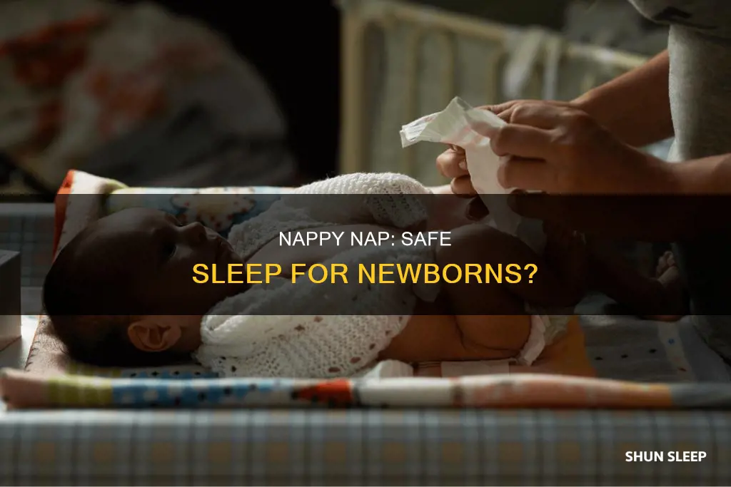 can newborn sleep in just a nappy