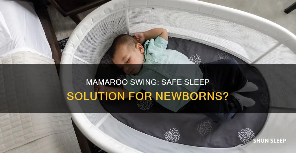 can newborn sleep in mamaroo swing