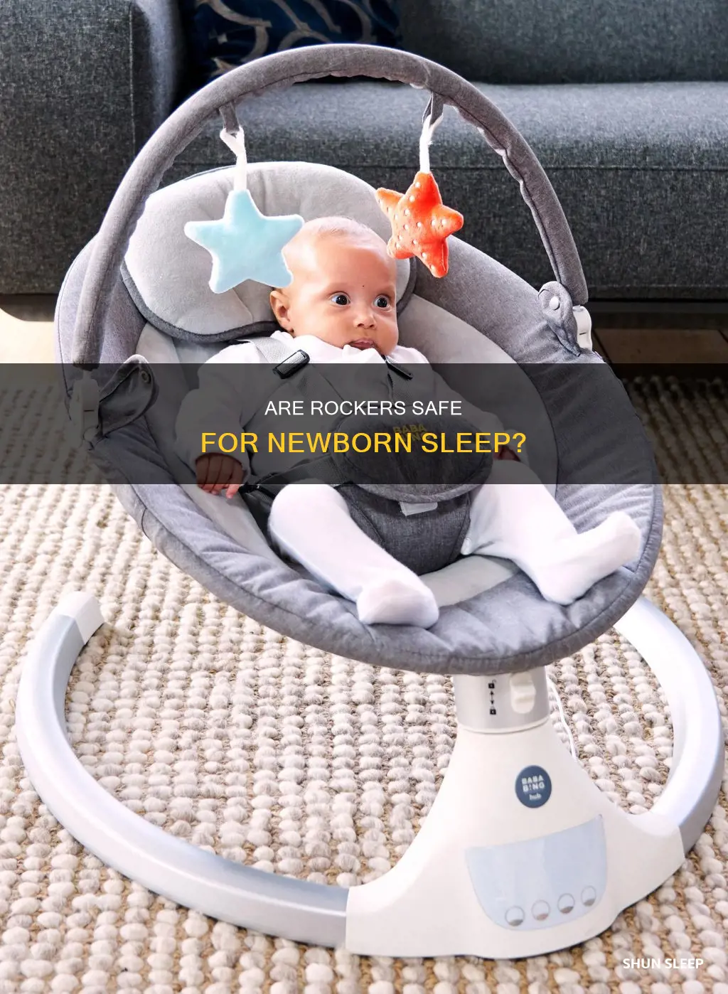 can newborn sleep in rocker