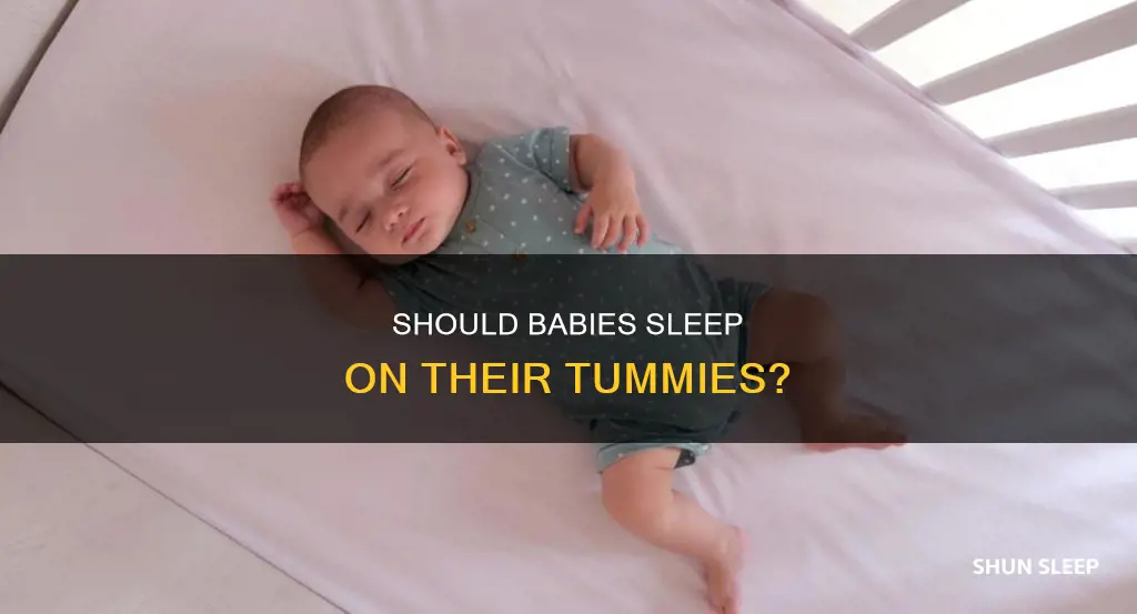 can newborn sleep on their tummy