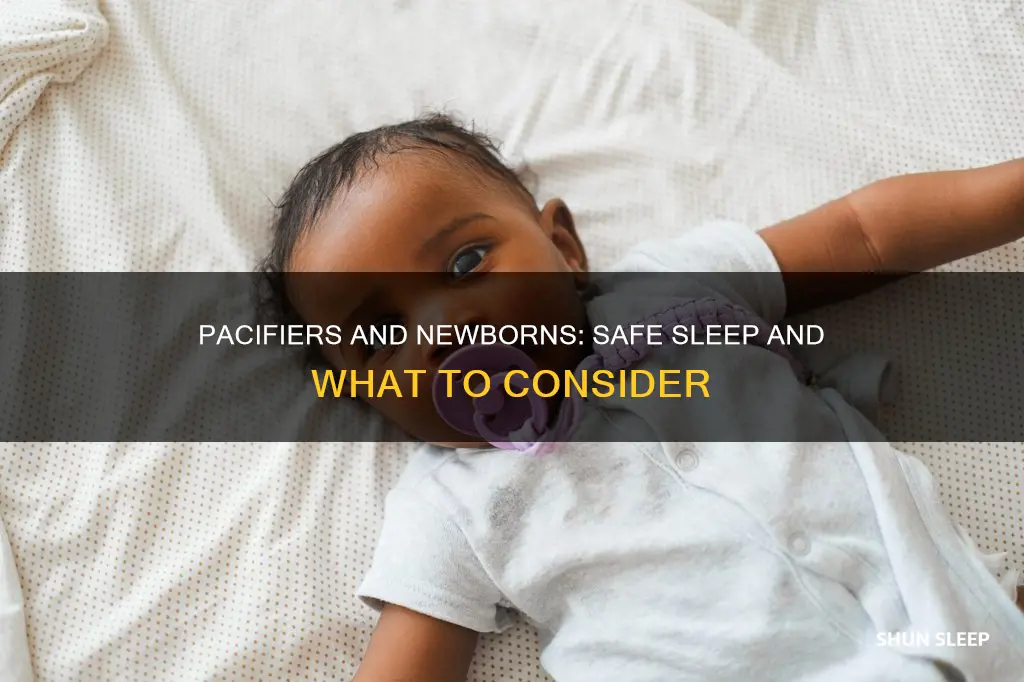 can newborn sleep with a pacifier