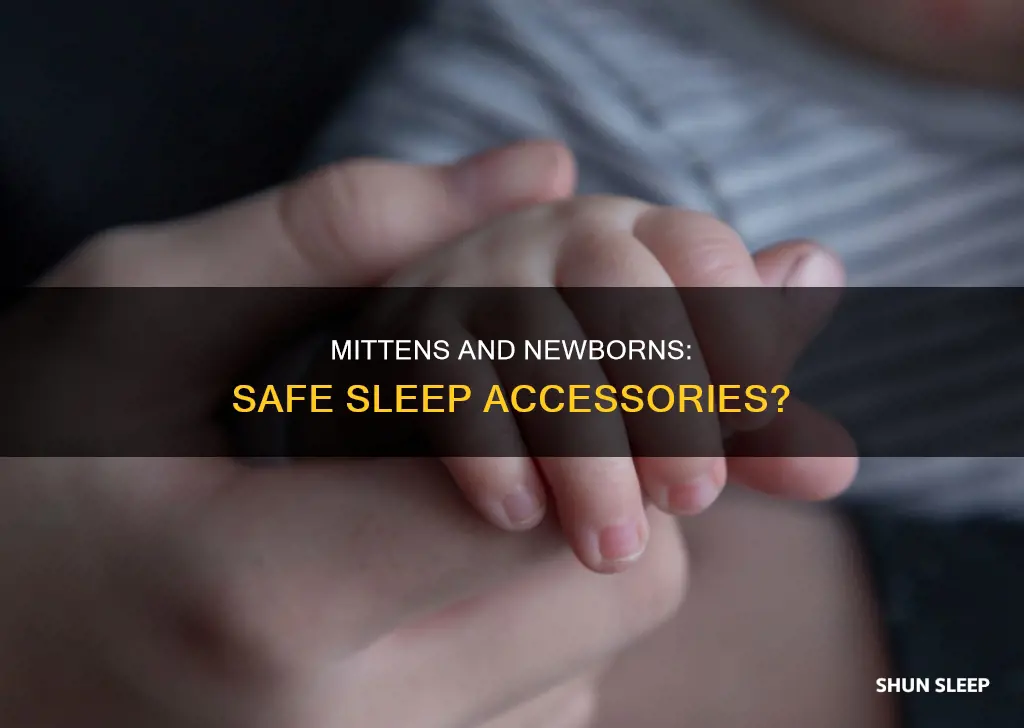 can newborn sleep with mittens