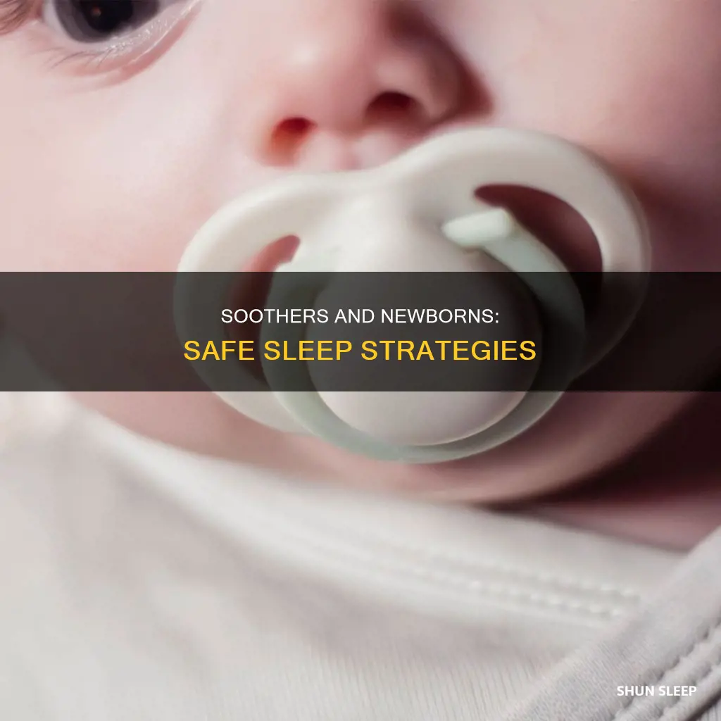 can newborn sleep with soother