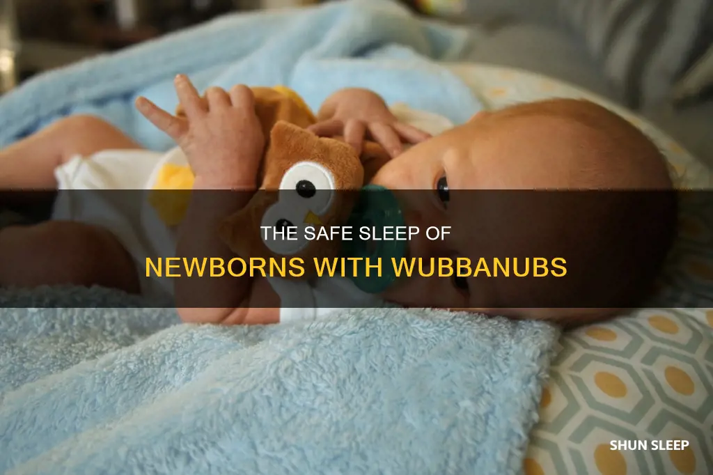 can newborn sleep with wubbanub