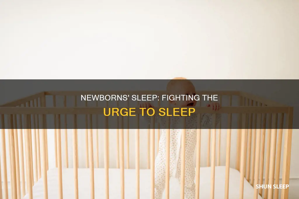 can newborns fight their sleep