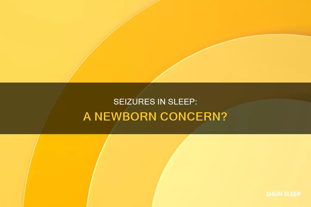 can newborns have seizures in their sleep