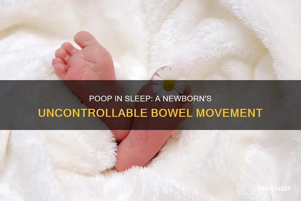 can newborns poop in their sleep