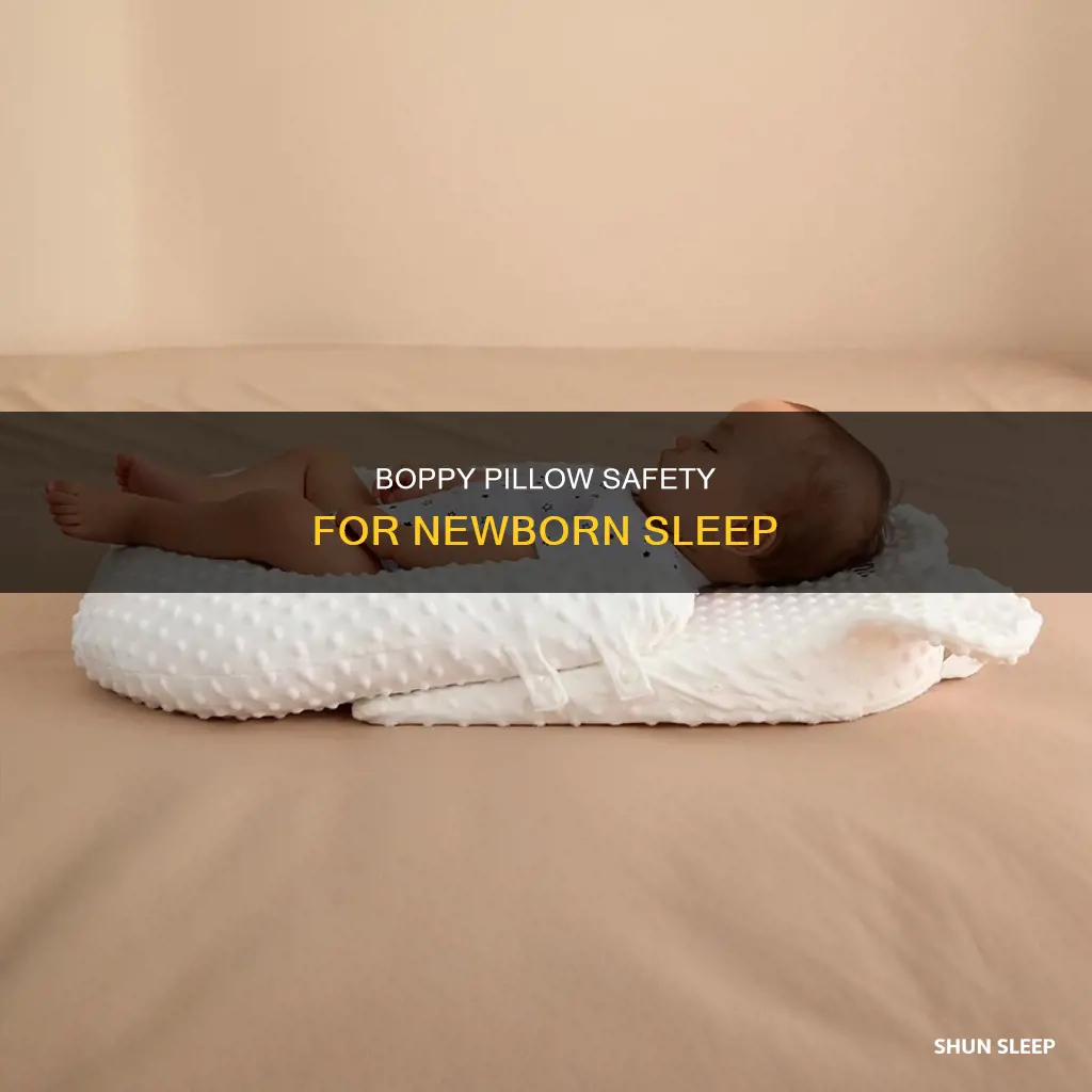 can newborns sleep in a boppy