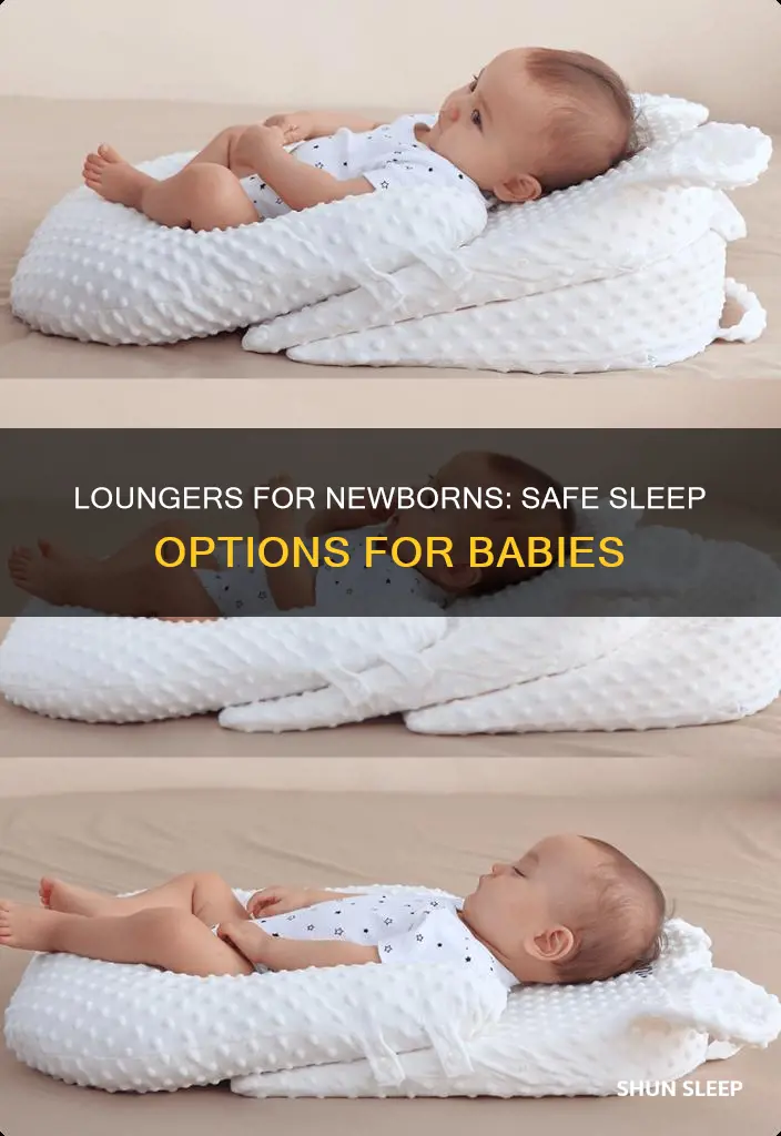 can newborns sleep in a lounger