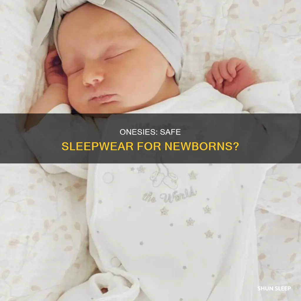 can newborns sleep in a onesie