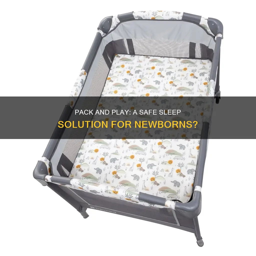 can newborns sleep in a pack and play