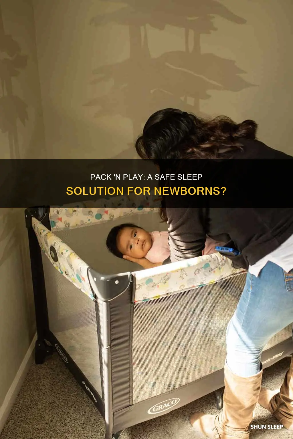 can newborns sleep in a pack n play