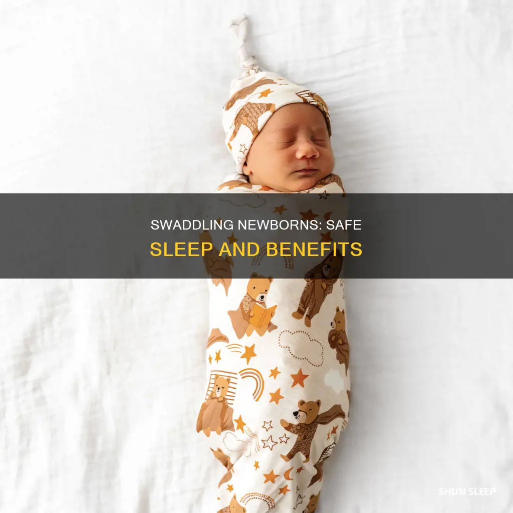 can newborns sleep in a swaddle