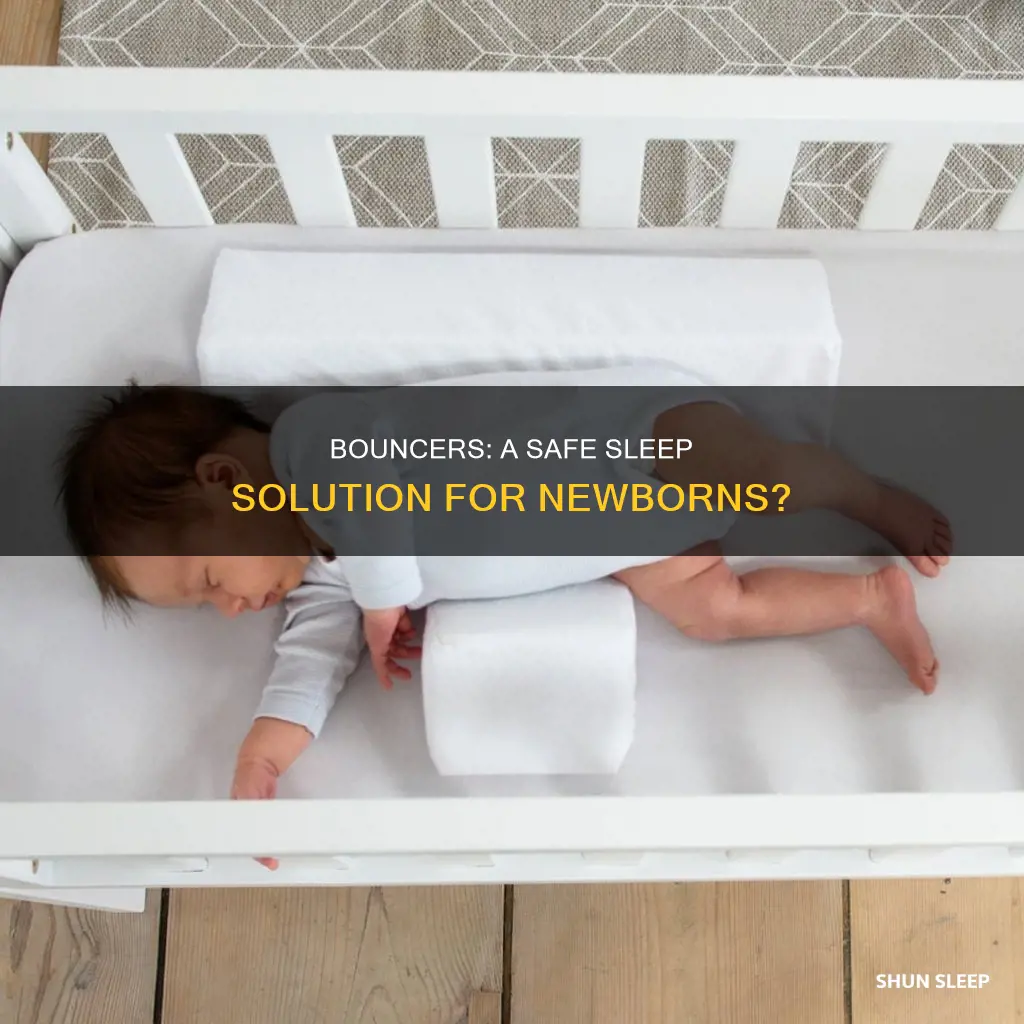 can newborns sleep in bouncers