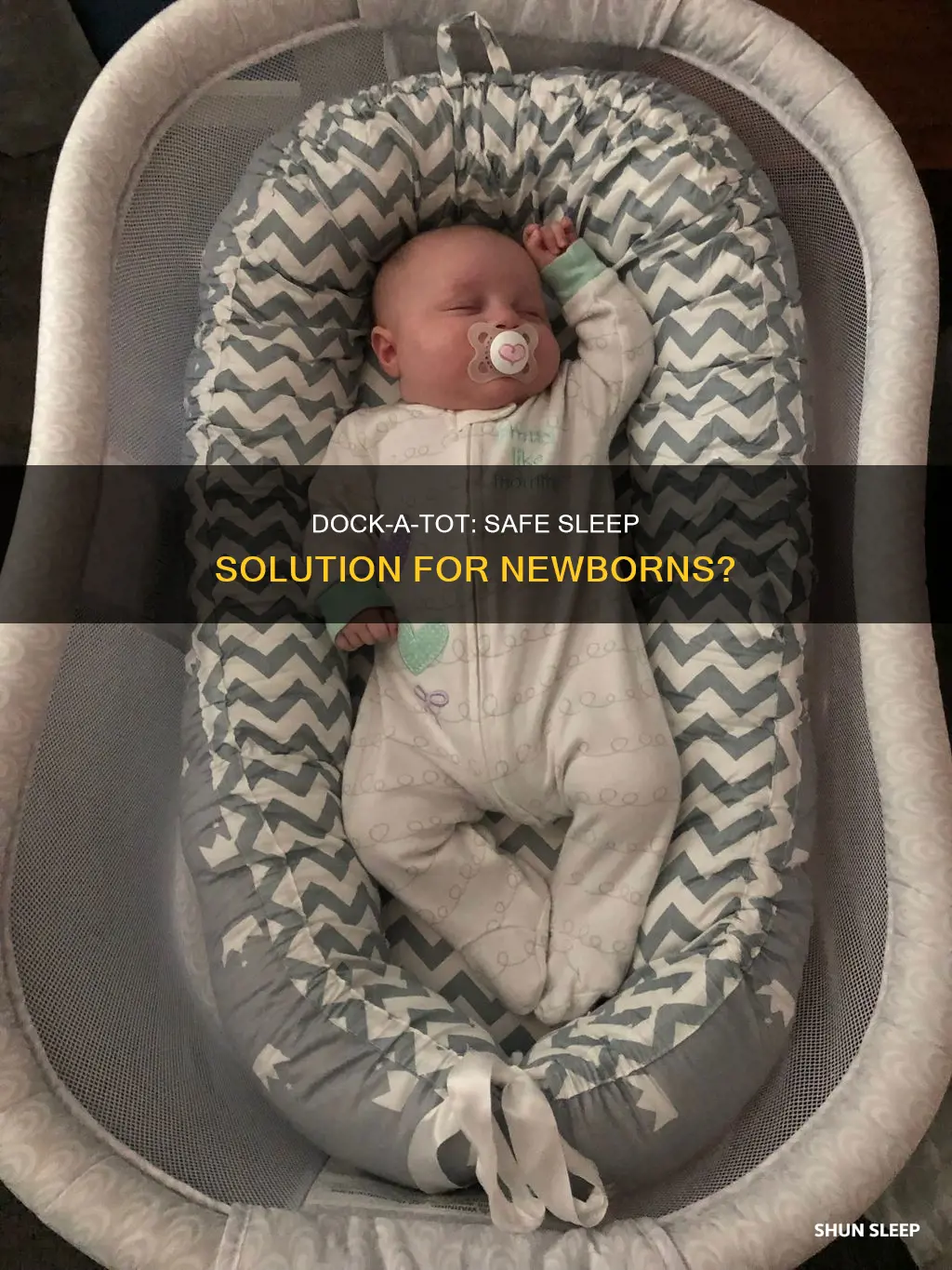 can newborns sleep in dock a tot