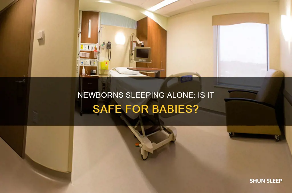 can newborns sleep in their own room