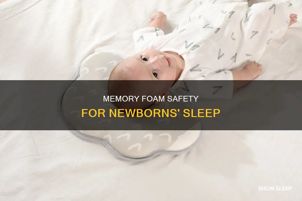 can newborns sleep on memory foam