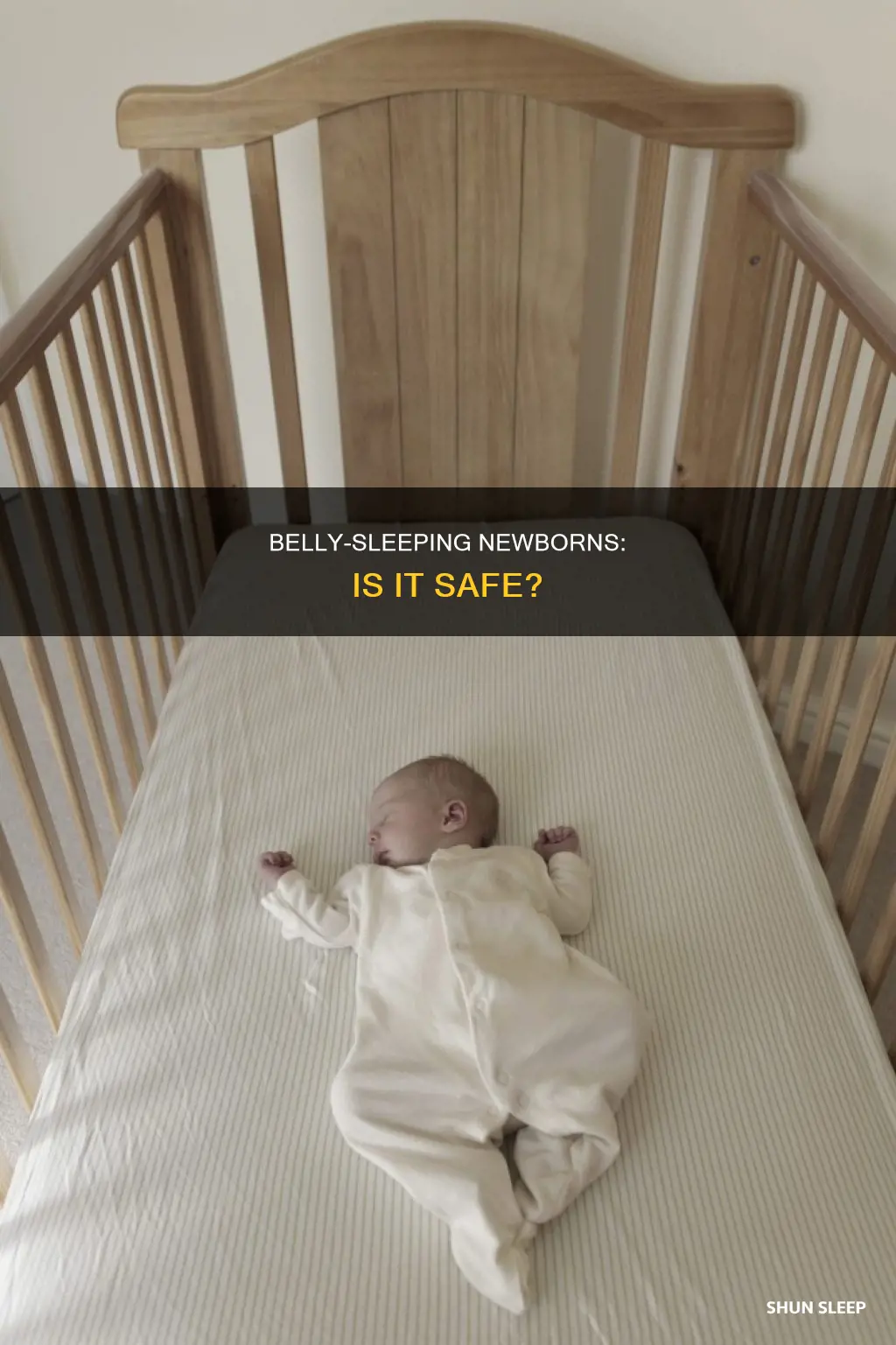 can newborns sleep on their belly