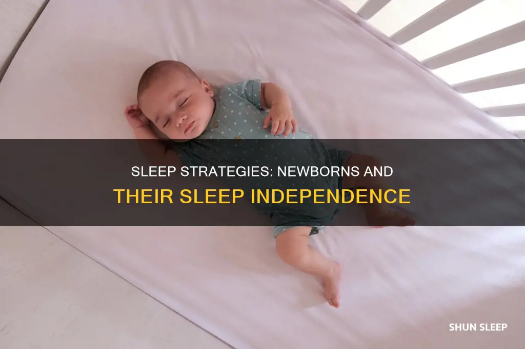 can newborns sleep on their own
