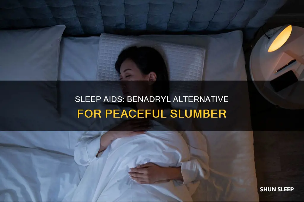 can nighttime sleep aid be used in place of benadryl