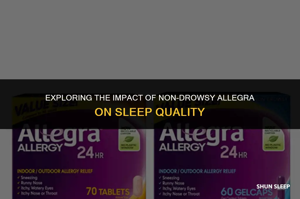 can non-drowsy 24 hour allegra affect your sleep