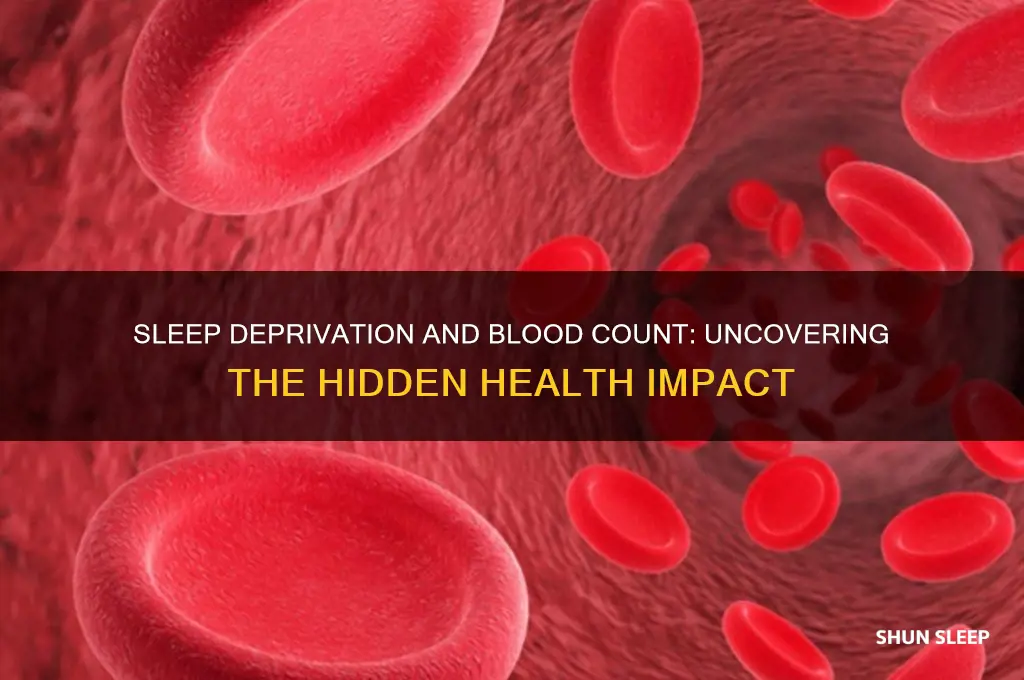 can not getting enough sleep affect your blood count