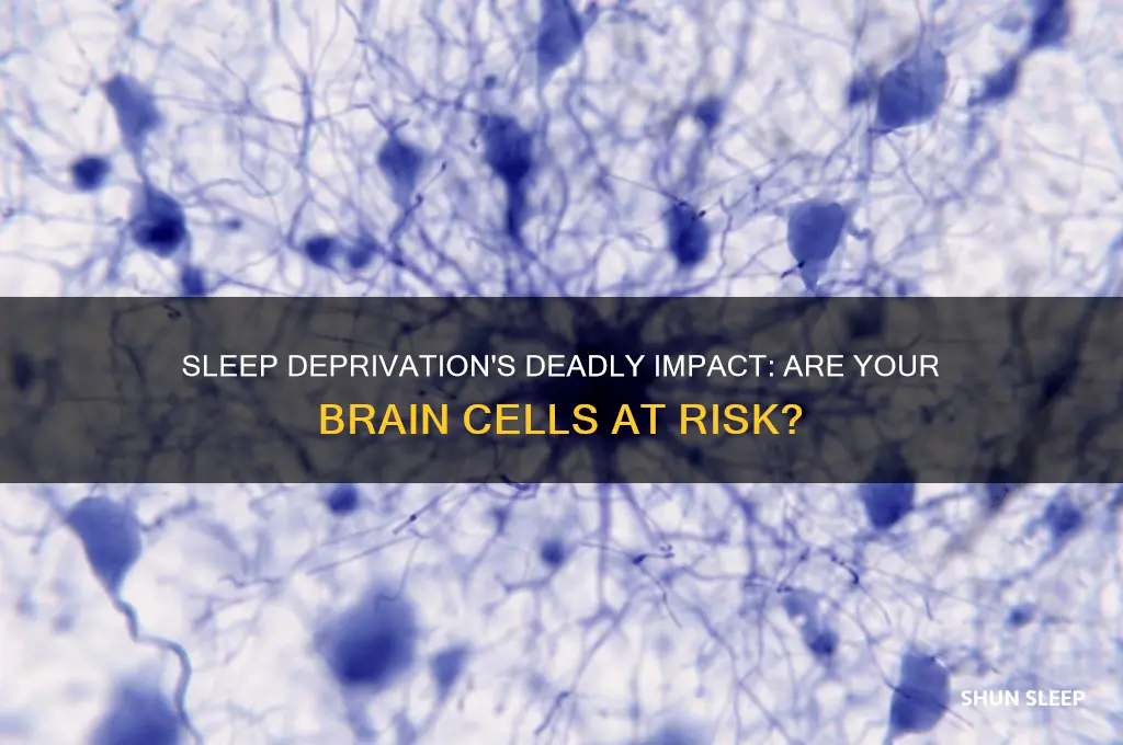 can not getting enough sleep kill brain cells